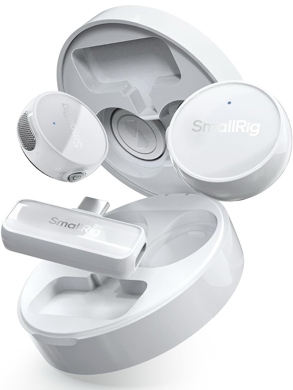 White Wireless Digital Voice Recorder Set